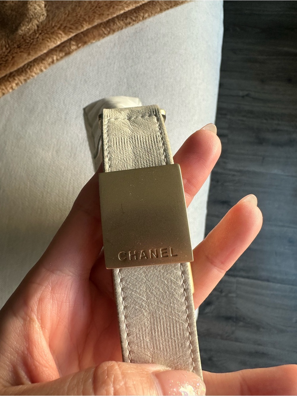 AUTHENTIC Chanel CC Chocolate Bar Shoulder Bag - Picture 7 of 11